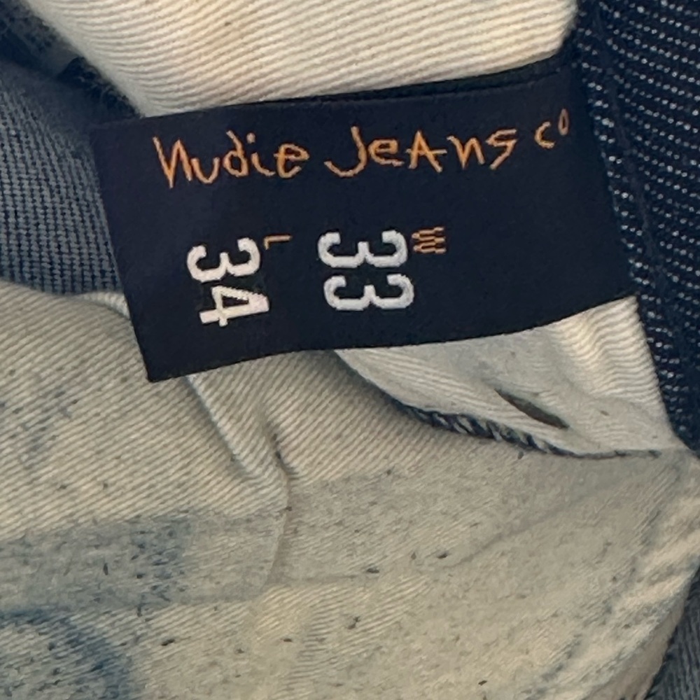 Nudie Jeans Slim Blue Denim - Picture 6 of 7